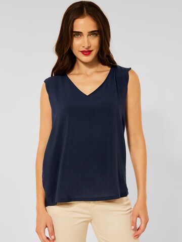 STREET ONE Blouse in Blauw: voorkant