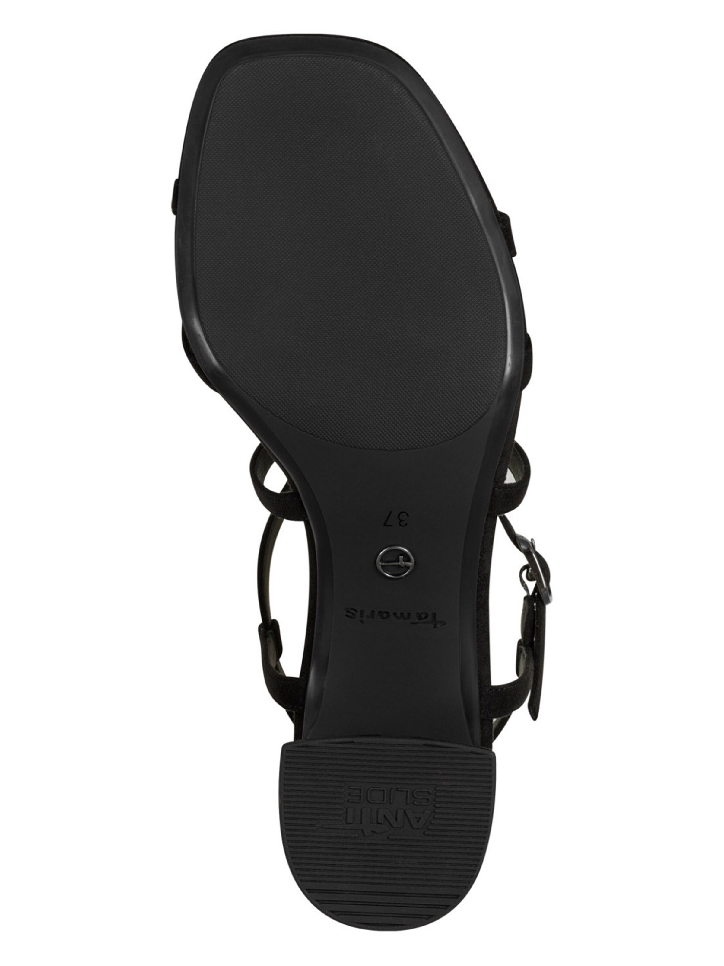 Tamaris Сандали с каишка в черно