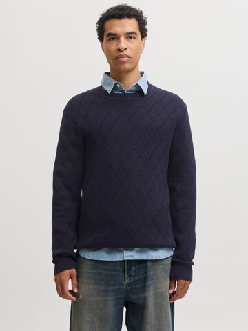 JACK & JONES Sweater 'Blacole' in Blue