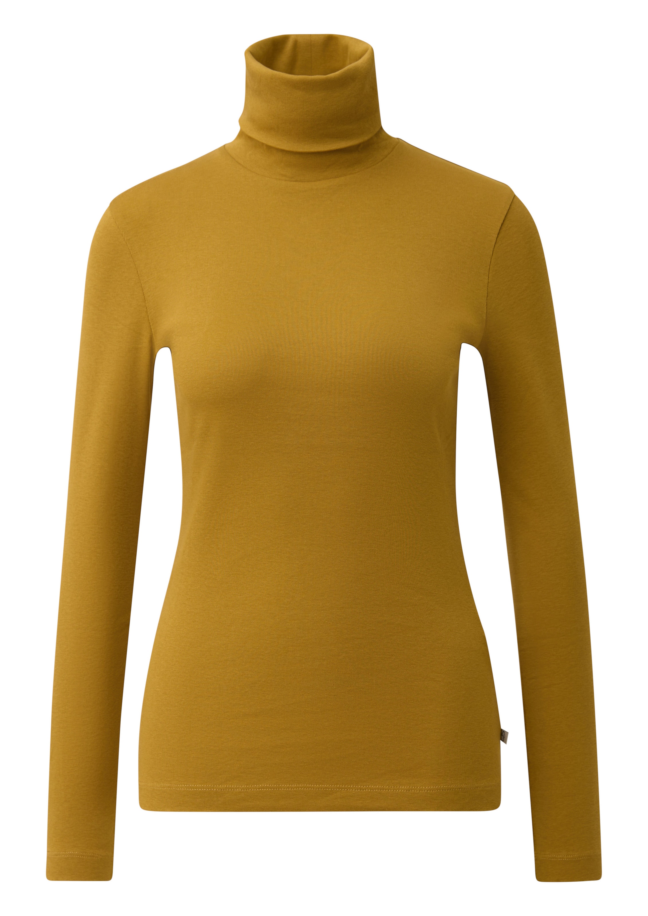 QS Shirt in Geel: voorkant