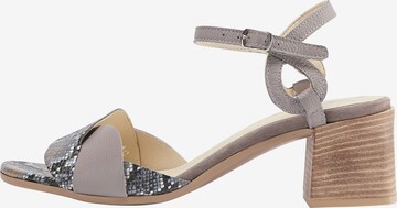 Usha Strap Sandals in Grey: front