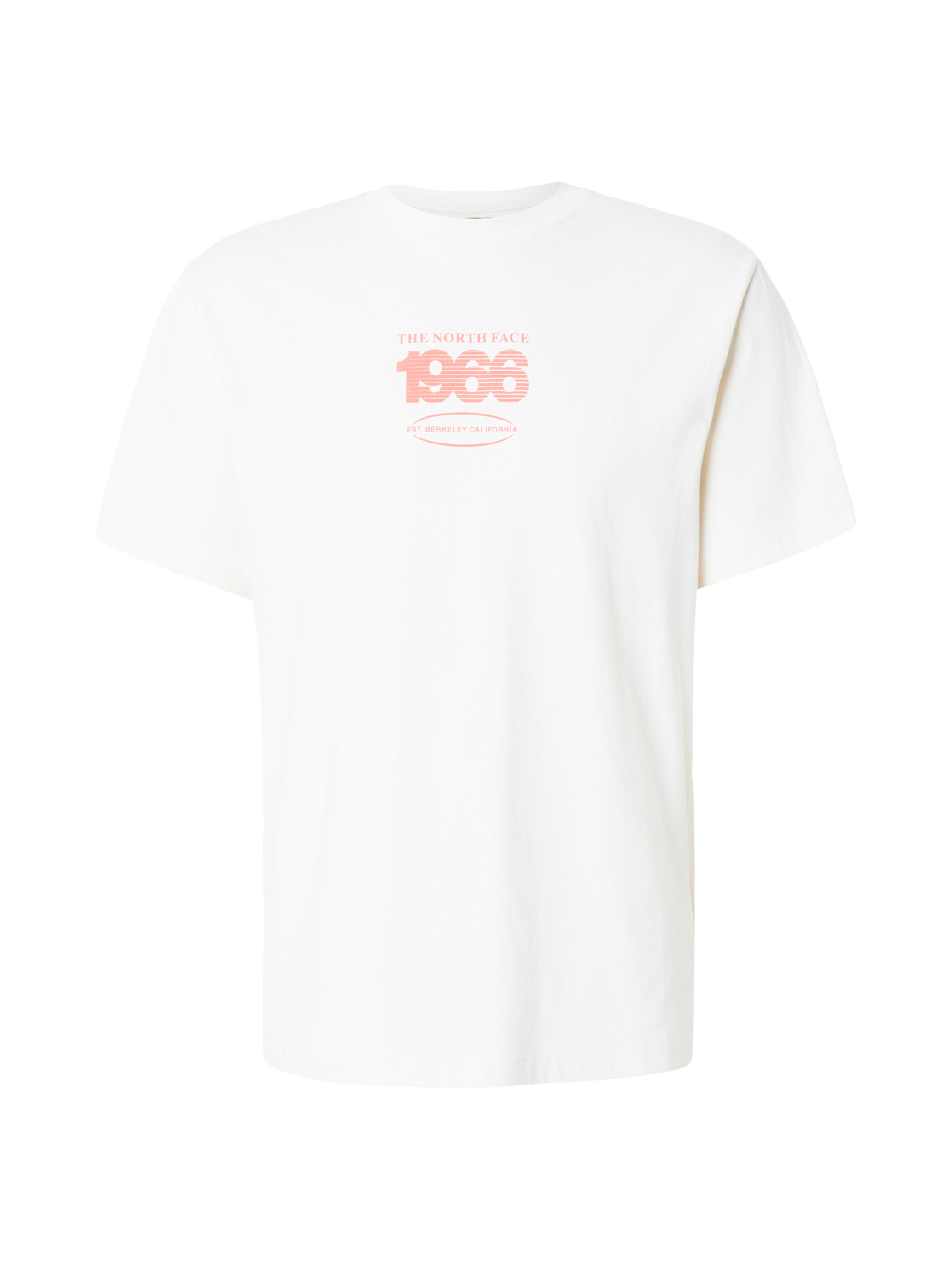 THE NORTH FACE T-Shirt en orange chiné / blanc, Vue avec produit