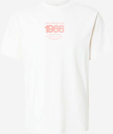 T-Shirt THE NORTH FACE en blanc : devant