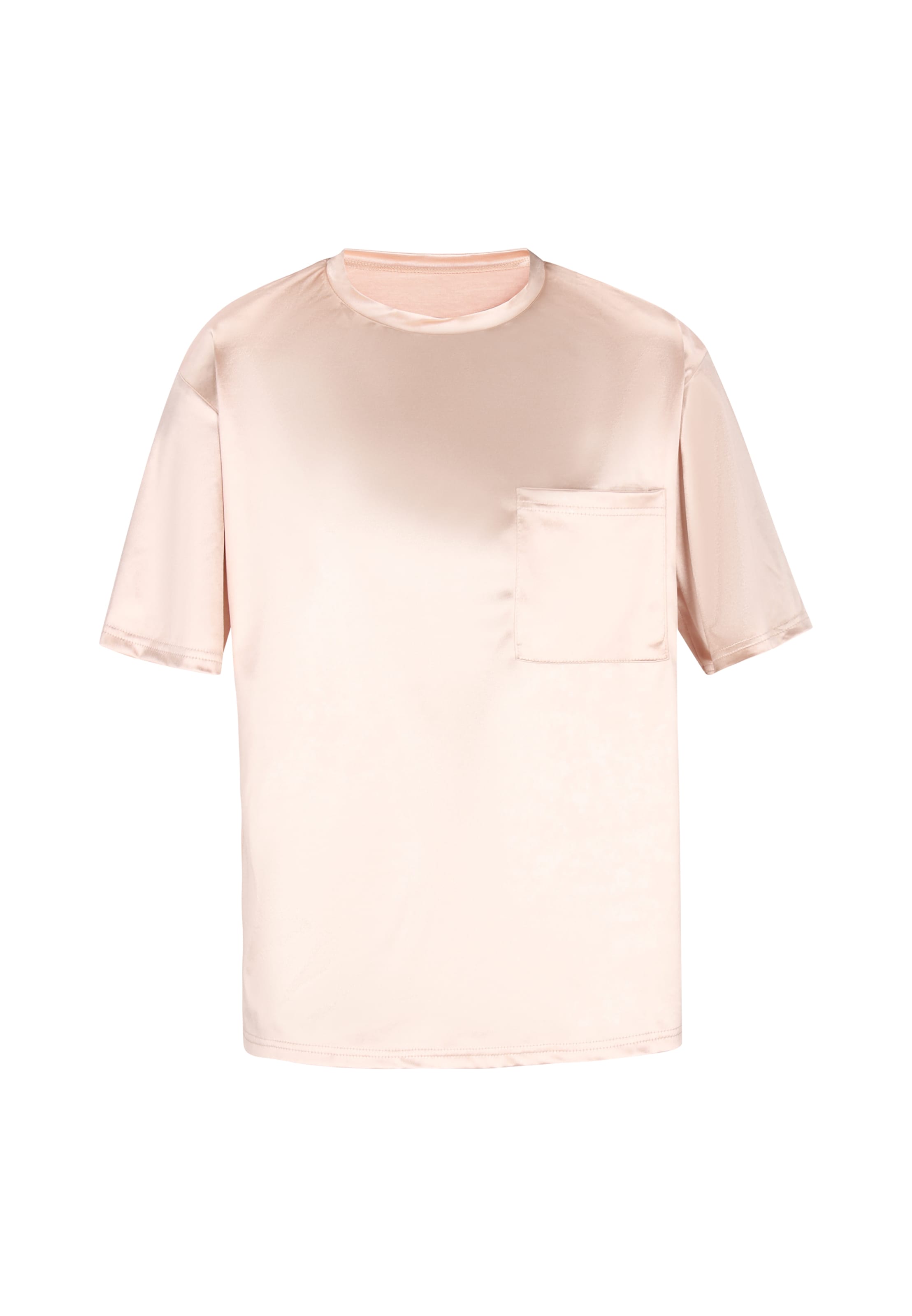 Tricou NAEMI pe maro cămilă / portocaliu caisă, Vizualizare produs