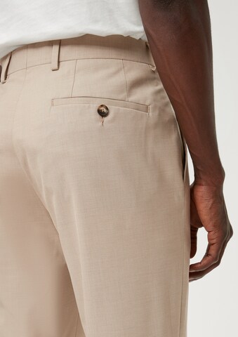Regular Pantalon à plis 'S.OPURE' s.Oliver en beige