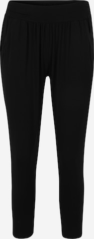 CURARE Yogawear Slimfit Sportbyxa i svart: framsida