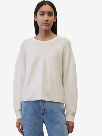 Marc O'Polo DENIM Pullover  (GOTS) in Weiß: predná strana