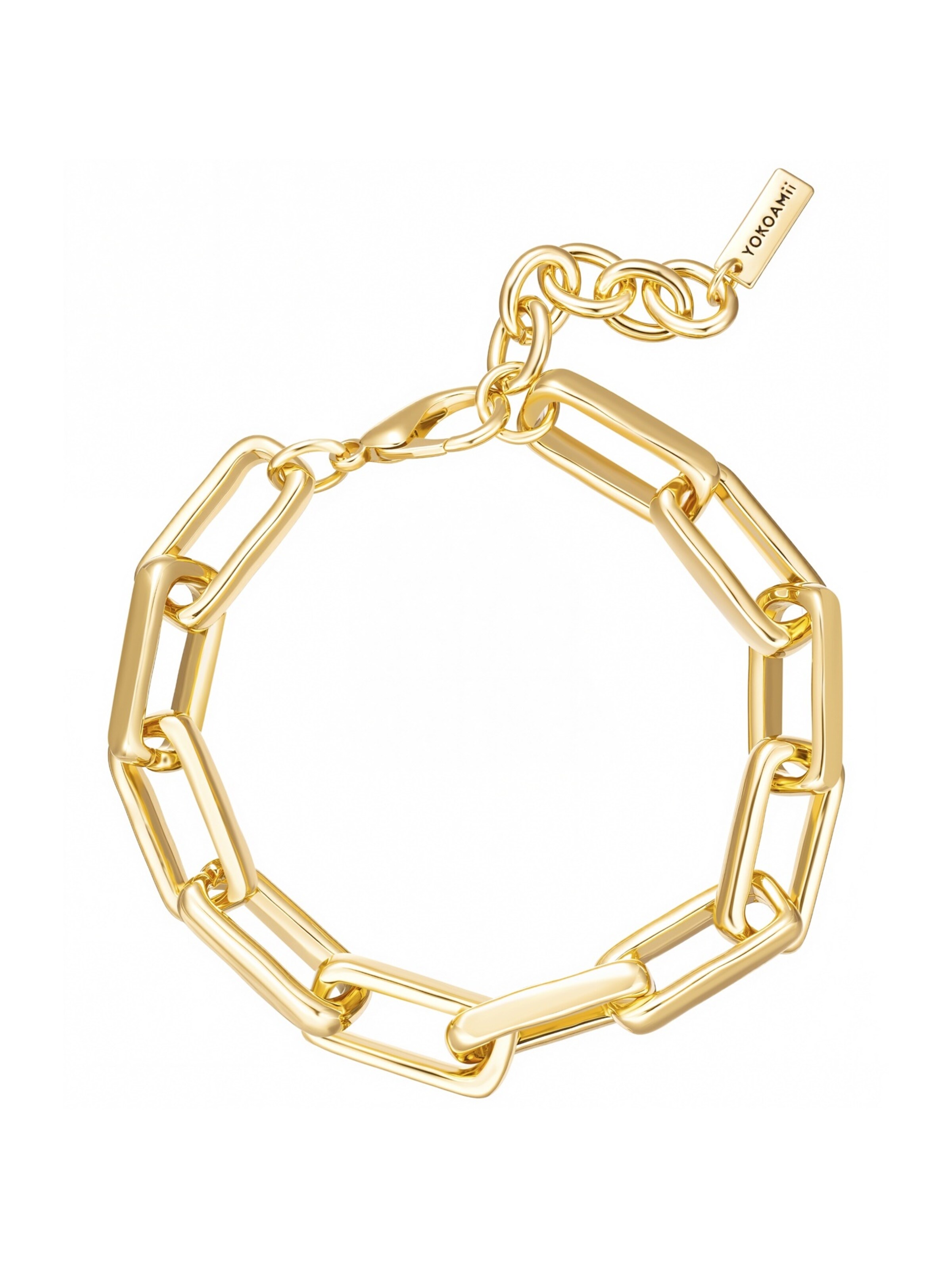 Bracelet Yokoamii en or : devant