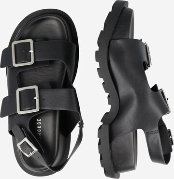 Warehouse Sandals in Black