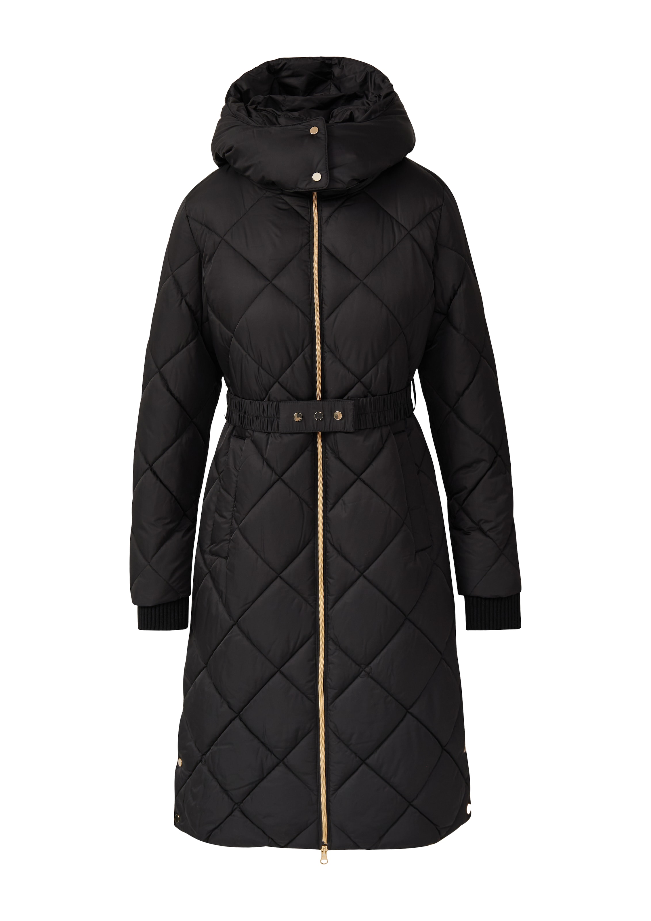 s.Oliver BLACK LABEL Демисезонное пальто в Черный: спереди