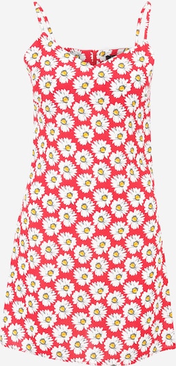 Trendyol Kleid in gelb / dunkelgrau / hellrot / weiß, Produktansicht