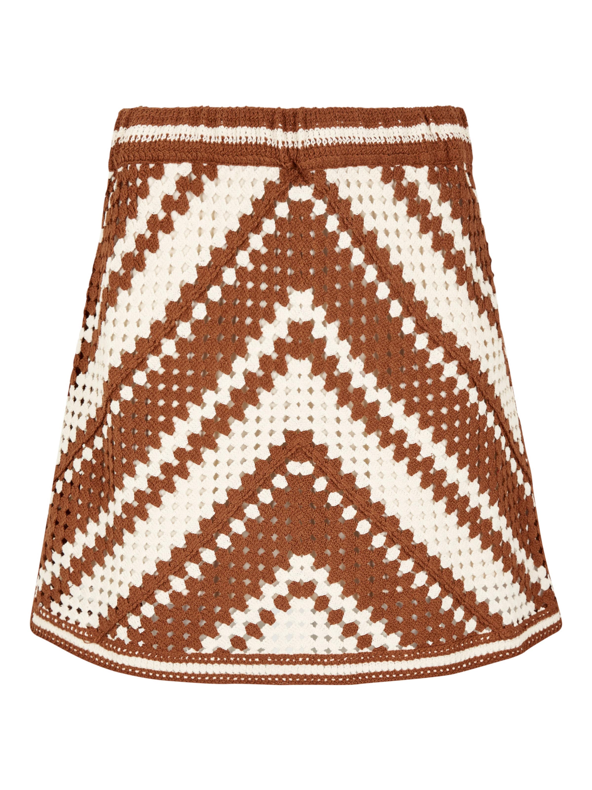 Apricot Rok ' ' in Grijs: voorkant