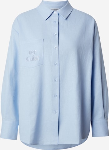 Chemisier noar studios en bleu : devant