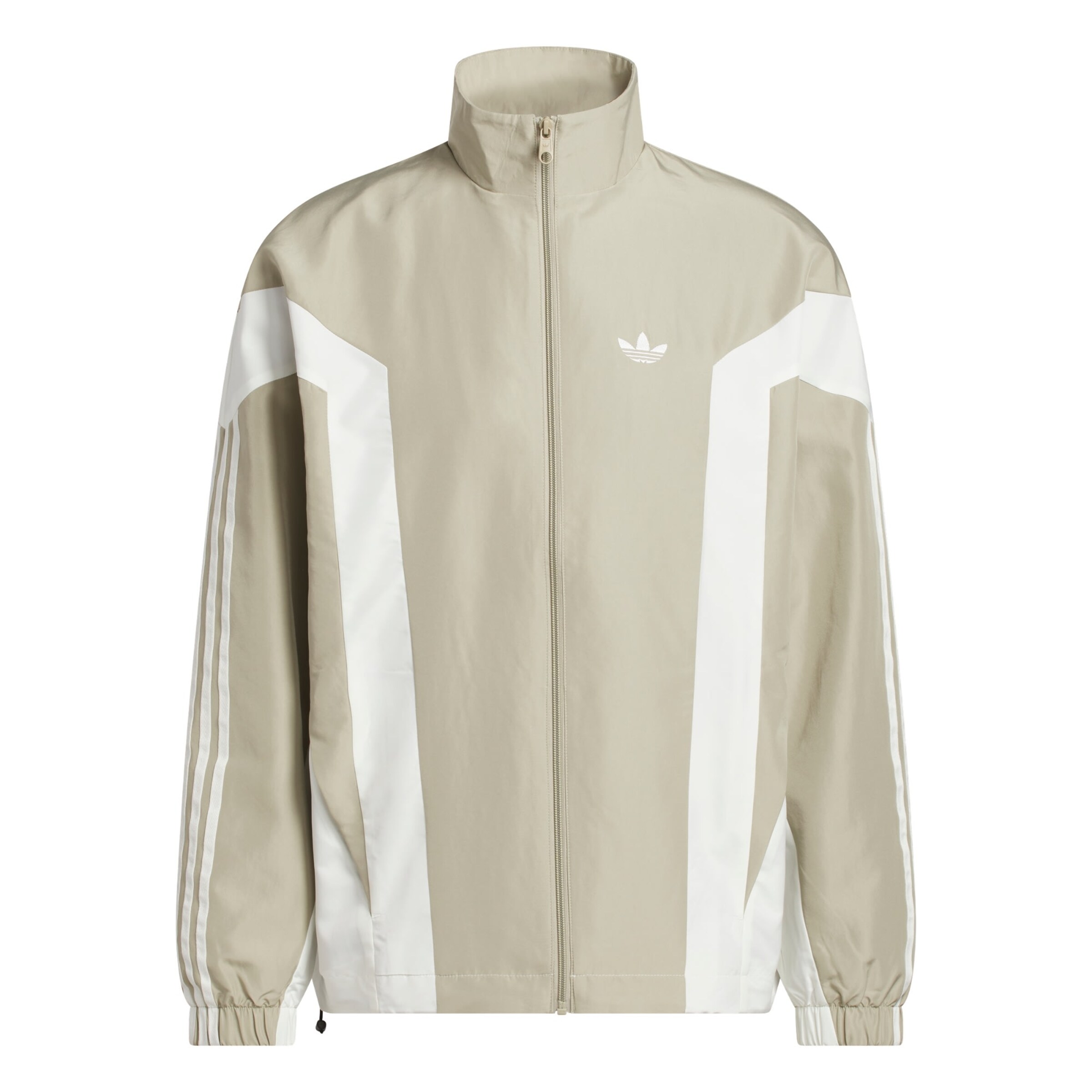 ADIDAS ORIGINALS Chaqueta de entretiempo 'Basketball Wind Breaker' en capuchino / blanco, Vista del producto