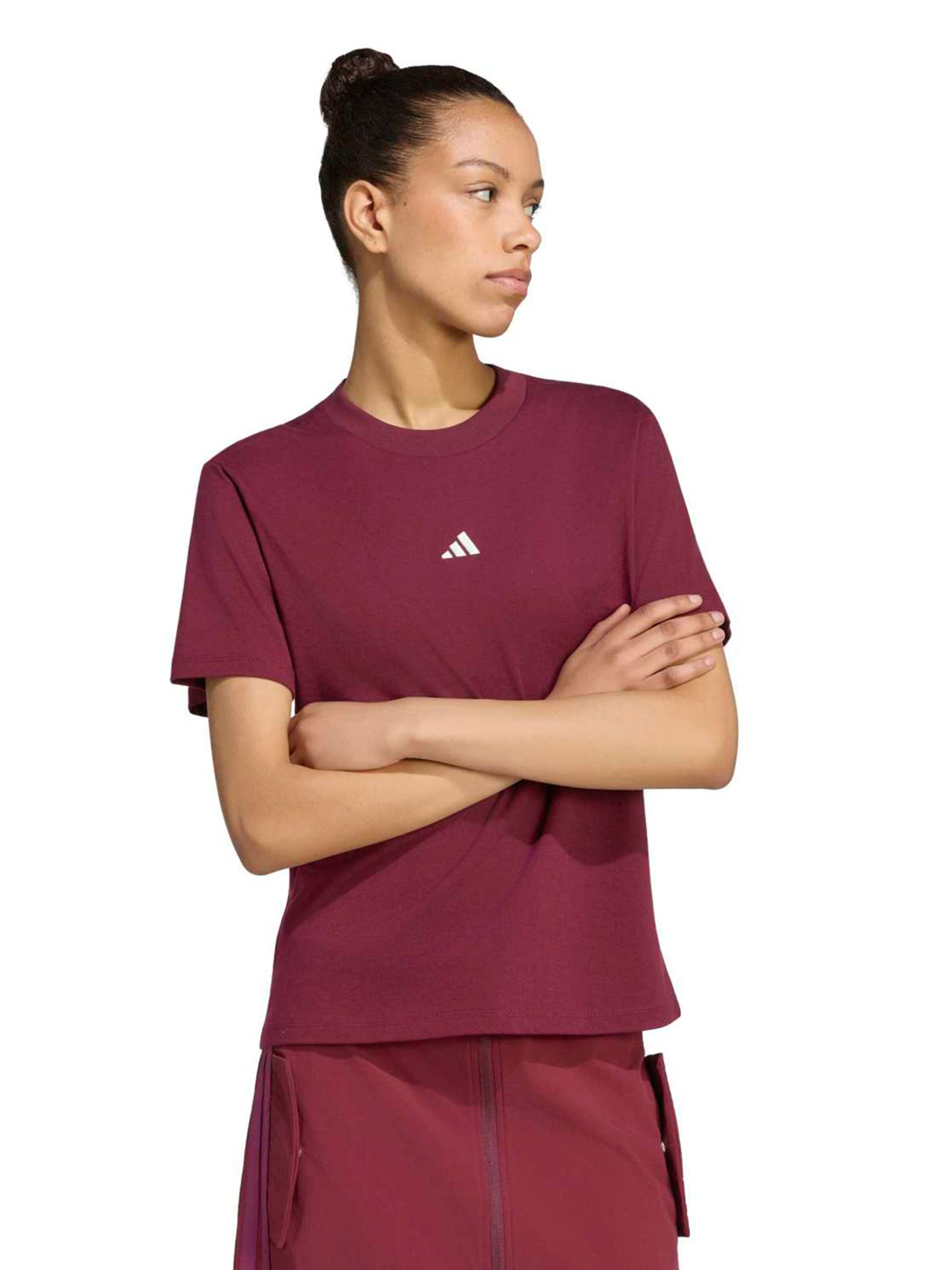 ADIDAS SPORTSWEAR Λειτουργικό μπλουζάκι σε κόκκινο: μπροστά