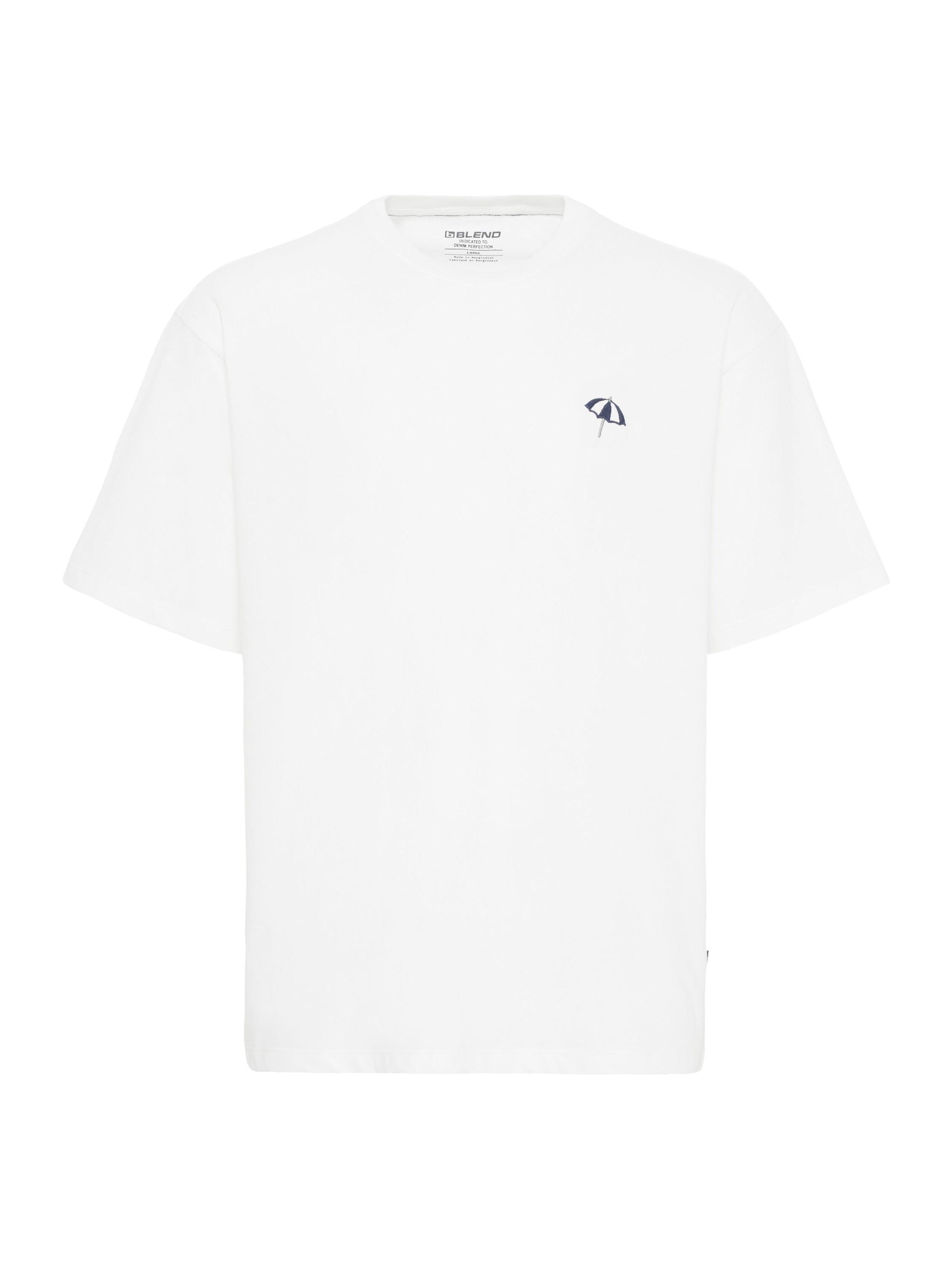 BLEND Shirt 'Ebo' in Wit: voorkant