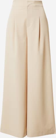 Wide Leg Pantalon à pince 'Pierre' JcSophie en beige : devant