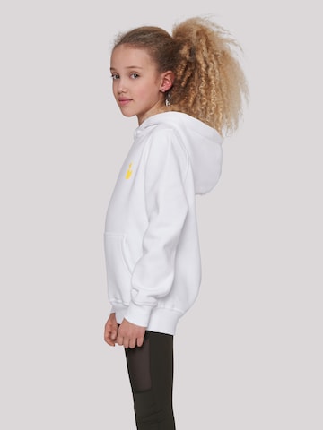 F4NT4STIC Sweatshirt 'Yellow Rubber' in White