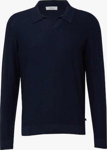 s.Oliver Pullover in Blau: Vorderseite