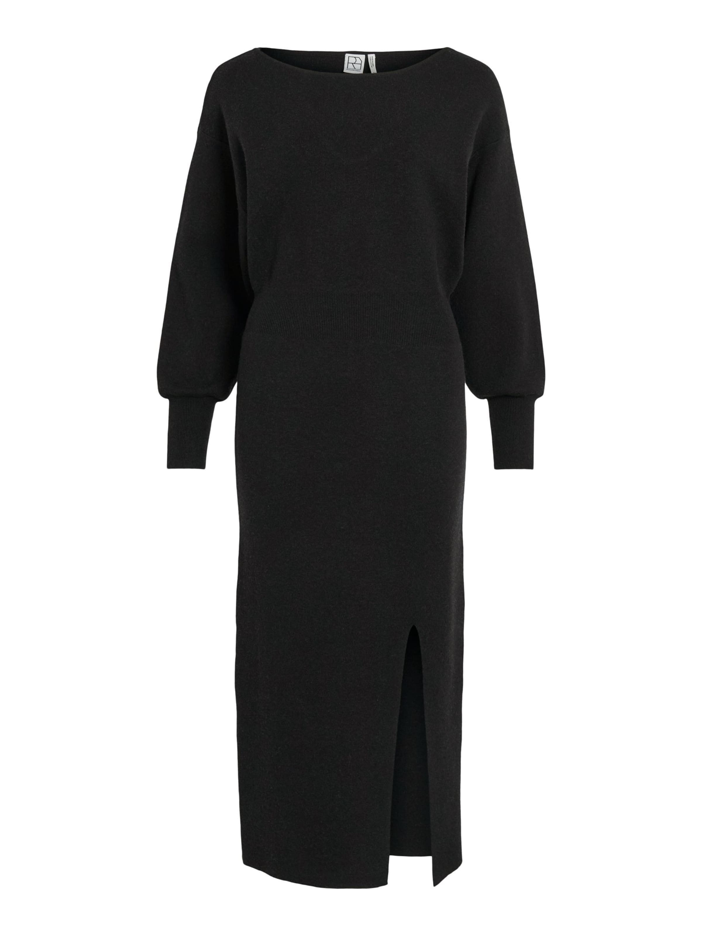 ROUGE EDIT - Vestido de punto en azul: frente