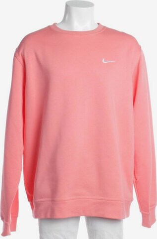 NIKE Sweatshirt & Zip-Up Hoodie in XXL in Pink: front