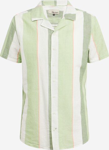 Regular fit Camicia di BLEND in verde: frontale