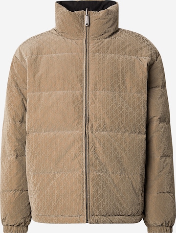 Veste d’hiver Calvin Klein Jeans en beige : devant