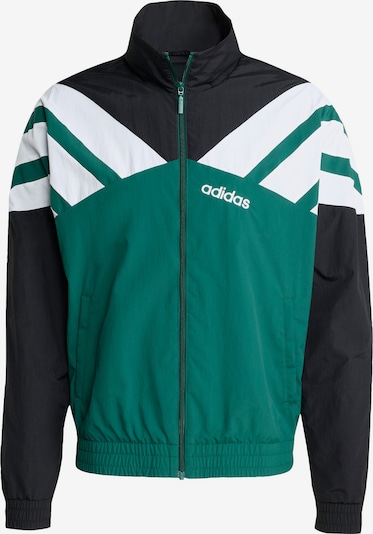 ADIDAS ORIGINALS Jacke in grün / schwarz / weiß, Produktansicht