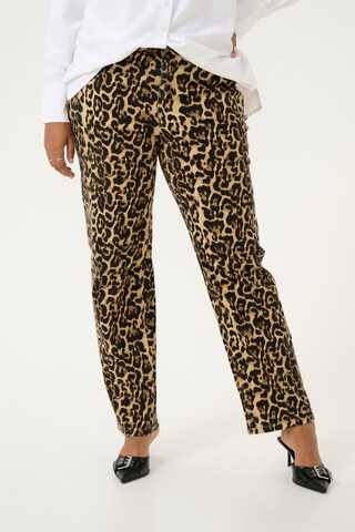 KAFFE CURVE Regular Jeans in Beige