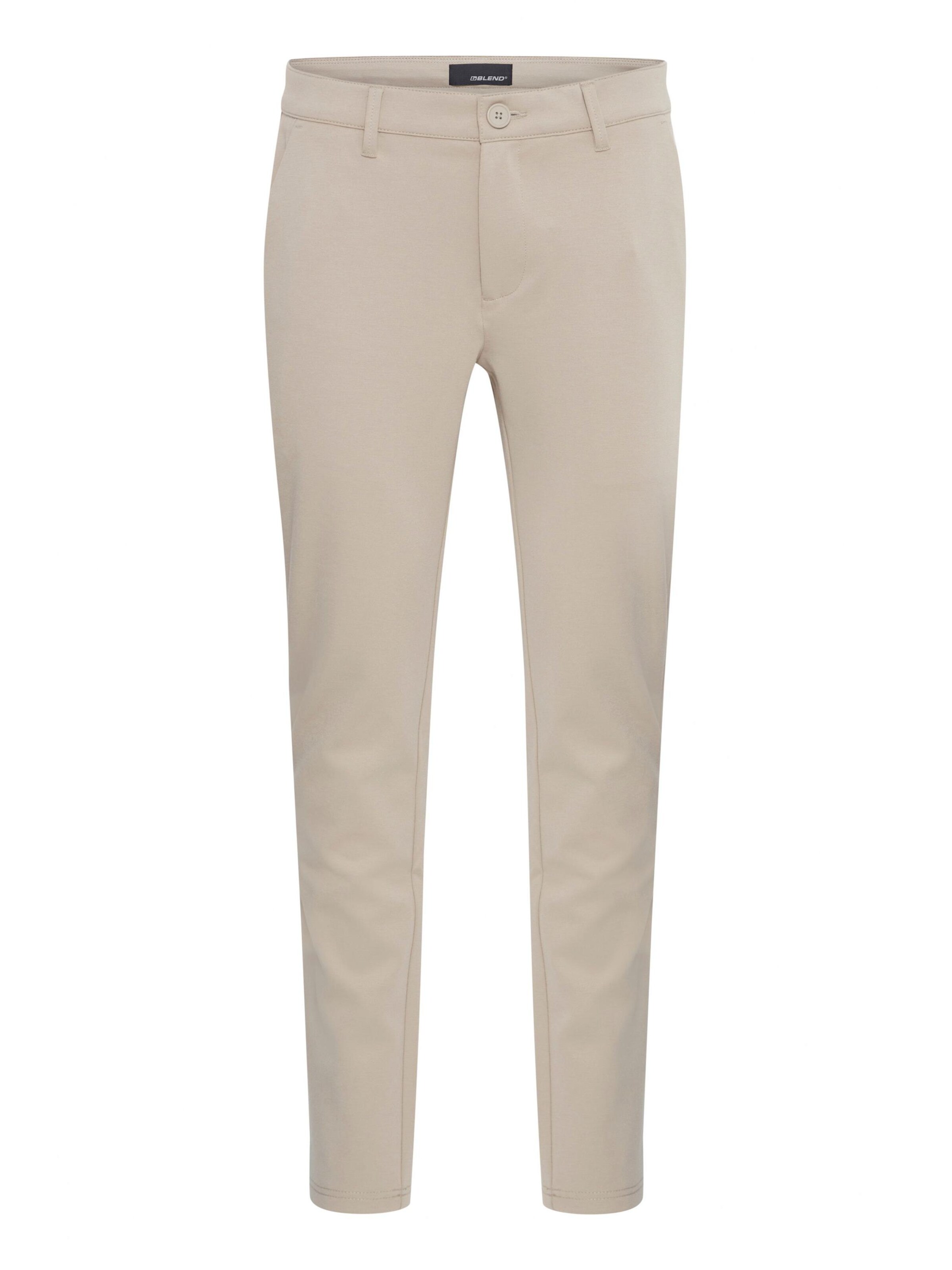 BLEND Chino trousers 'Langford' in Beige: front