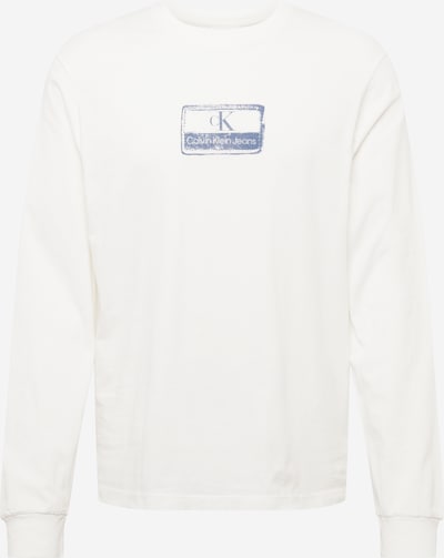 Calvin Klein Jeans T-Shirt '90'S ARCHIVE BADGE LS TEE' en beige, Vue avec produit