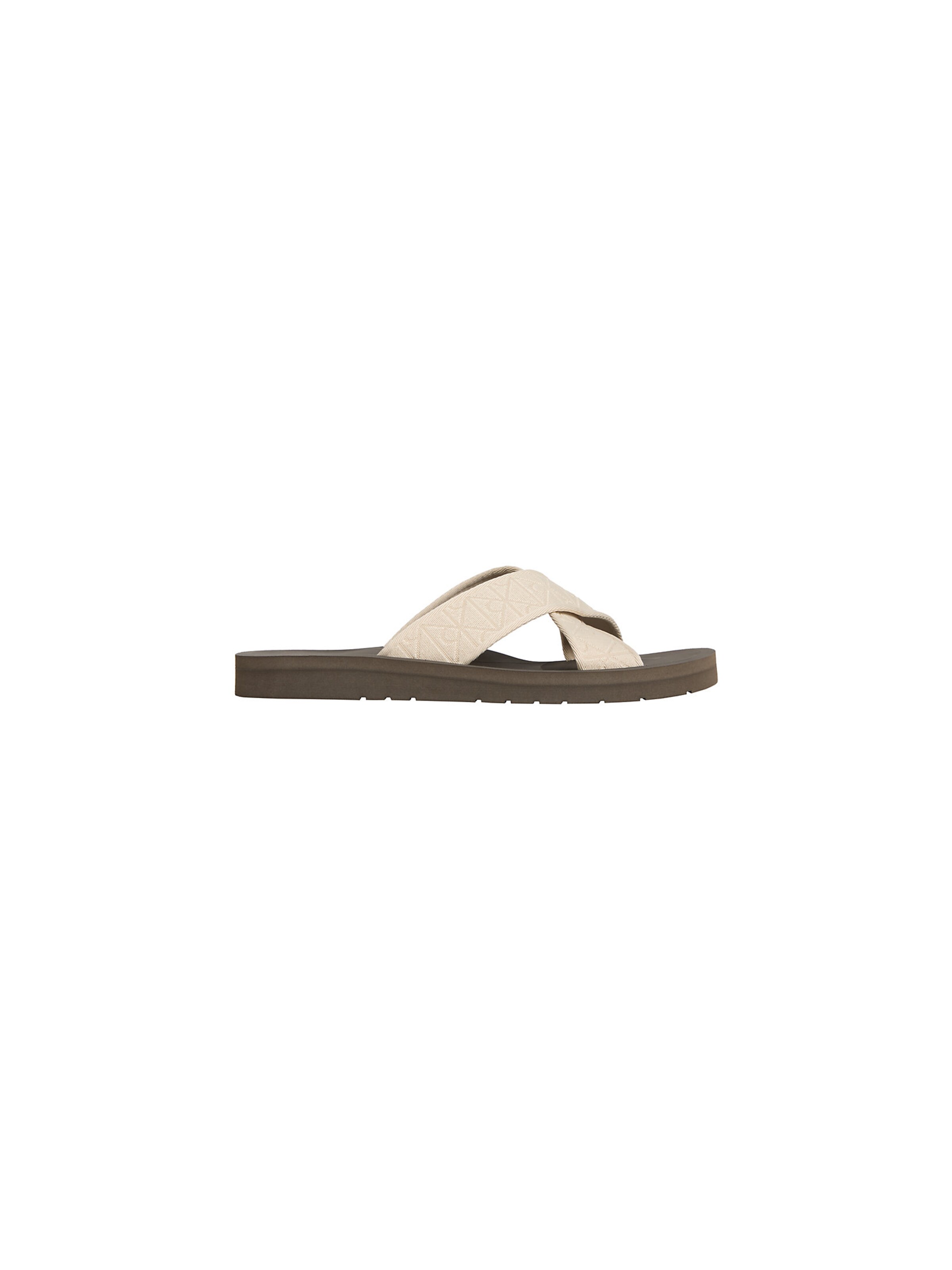 Calvin Klein Sandal 'Leonidas' in Beige: front