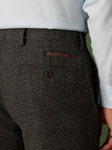 Regular Pantalon à plis Next en gris