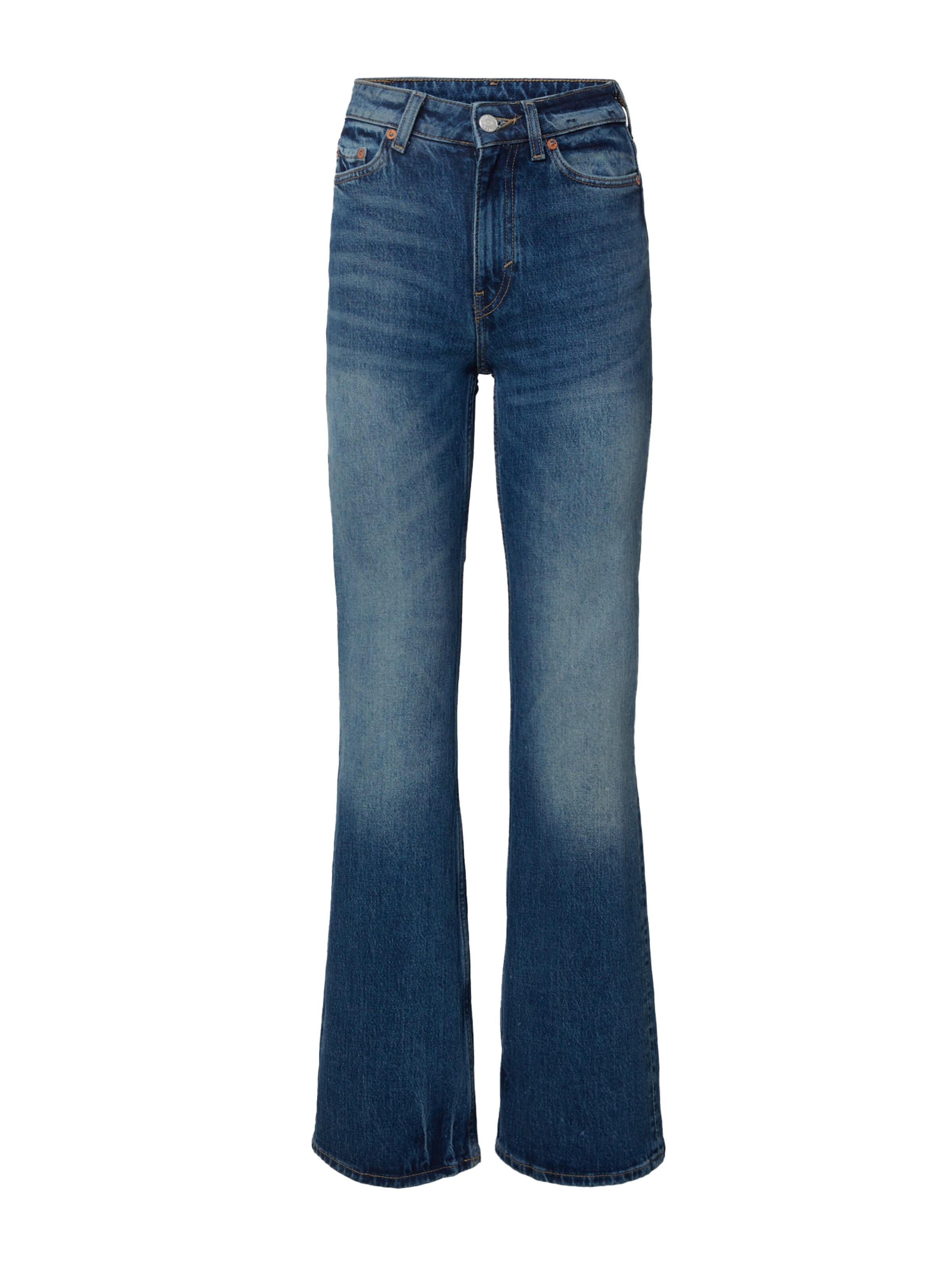 Flared Jeans di WEEKDAY in blu: frontale