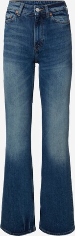 WEEKDAY Flared Jeans in Blauw: voorkant