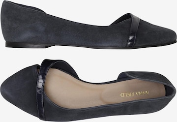 Anna Field Ballerina 39 in Blau: Vorderseite