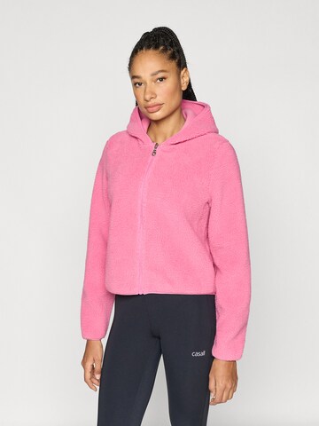 ONLY PLAY Funktionsfleecejacke 'ONPCAVY' in Pink: Vorderseite