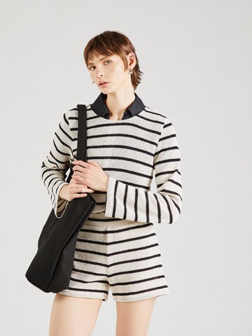 Pullover 'PCSarah' di PIECES in beige: frontale