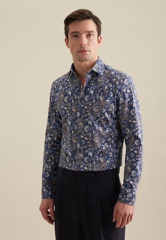 SEIDENSTICKER Slim fit Business shirt in Blue