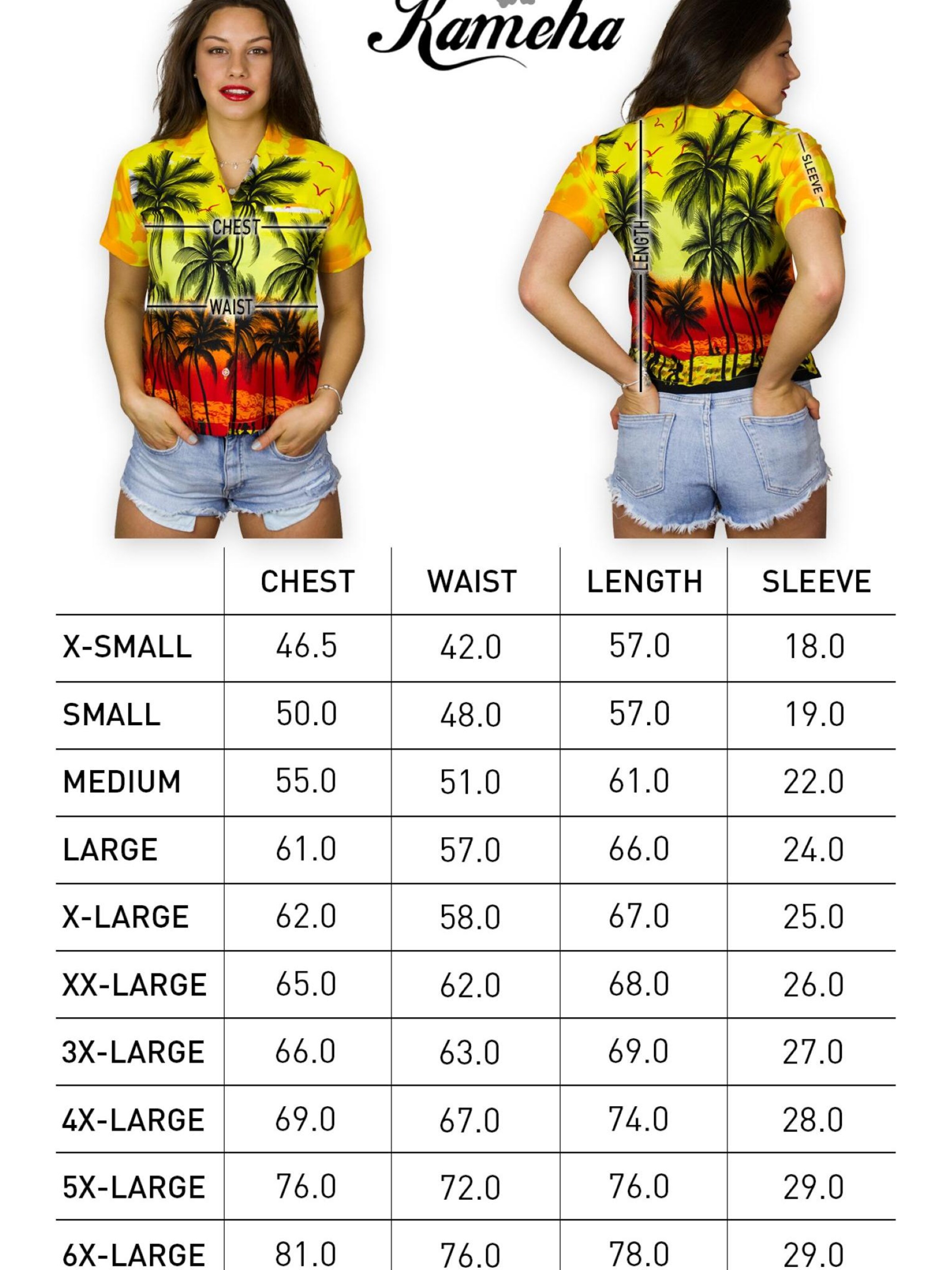 King Kameha Blouse 'Beach' in Yellow