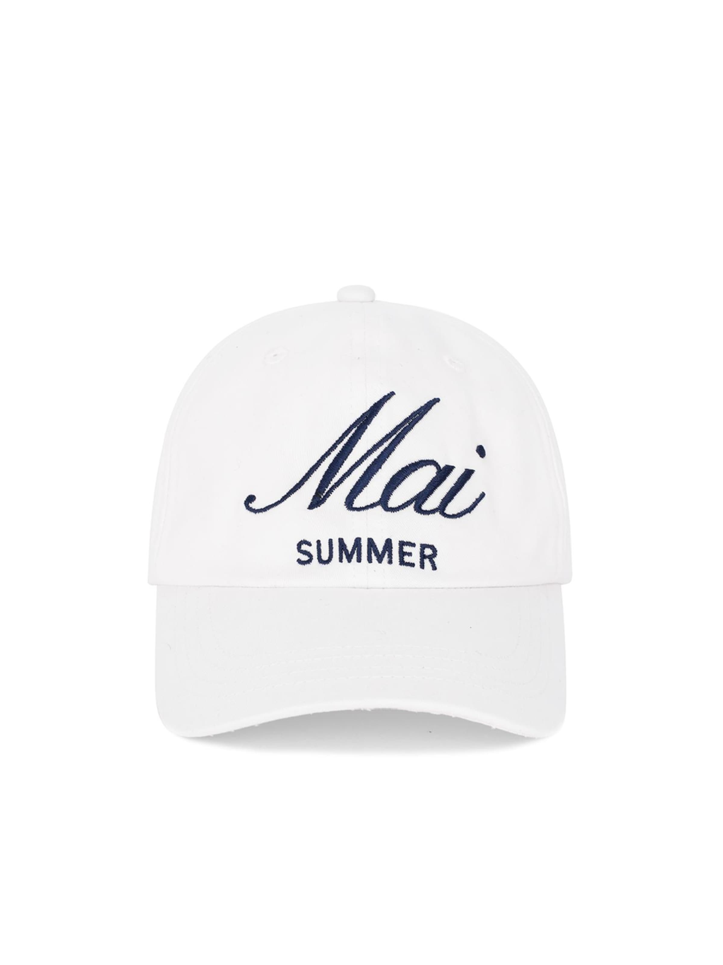 Casquette 'Paloma baseball cap' Maiswim en blanc : devant