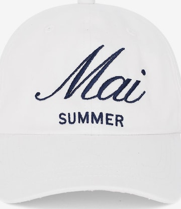 Casquette 'Paloma baseball cap' Maiswim en blanc : devant