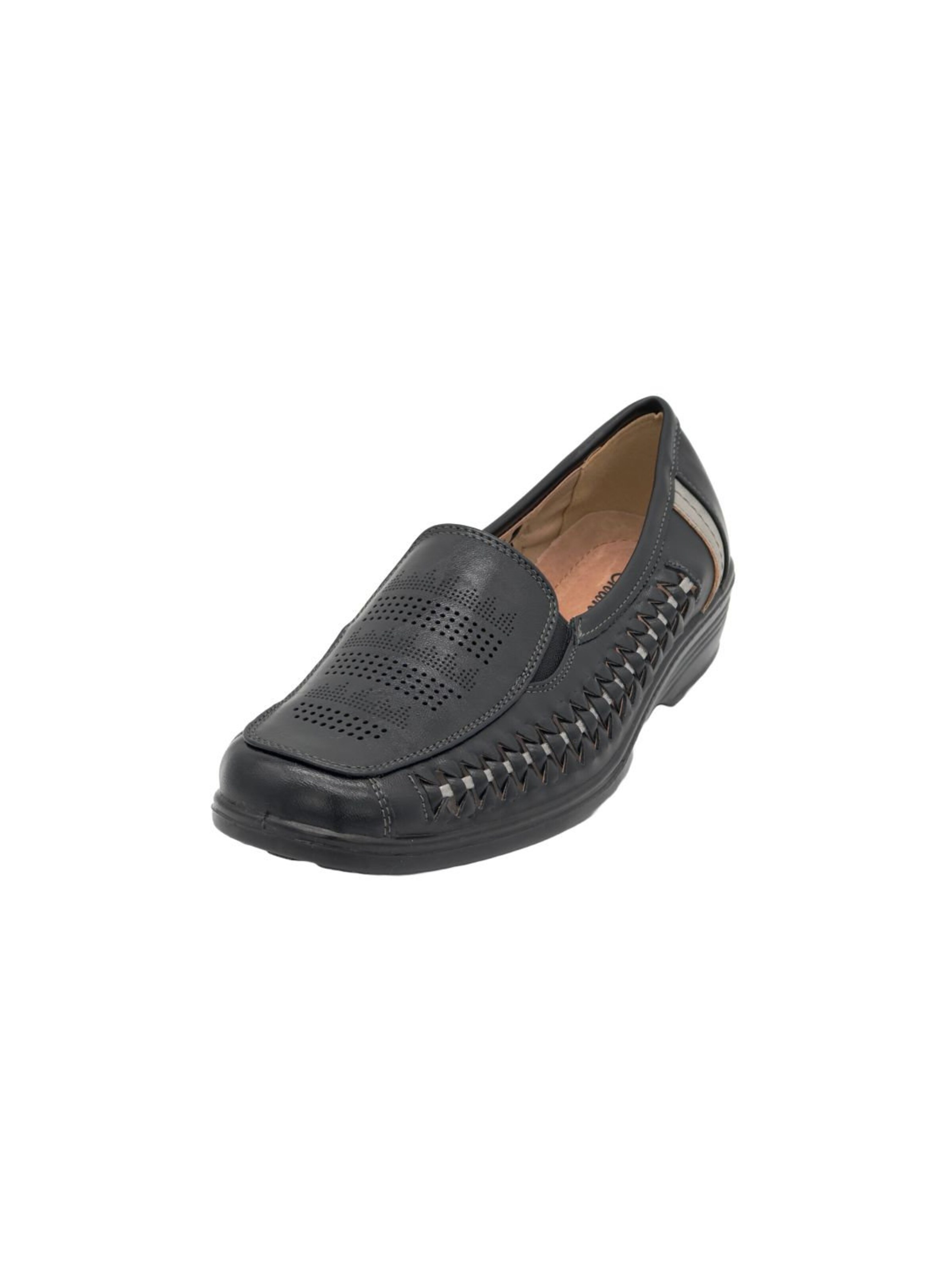 Nowaland Classic Flats in Black: front