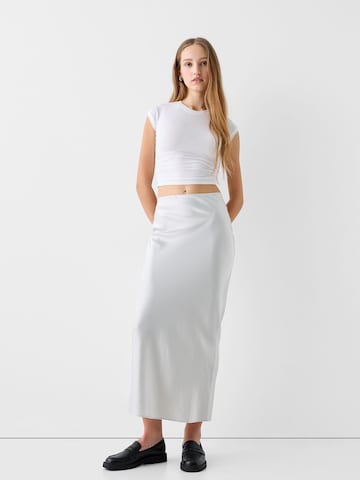 Bershka Skirt in Silver