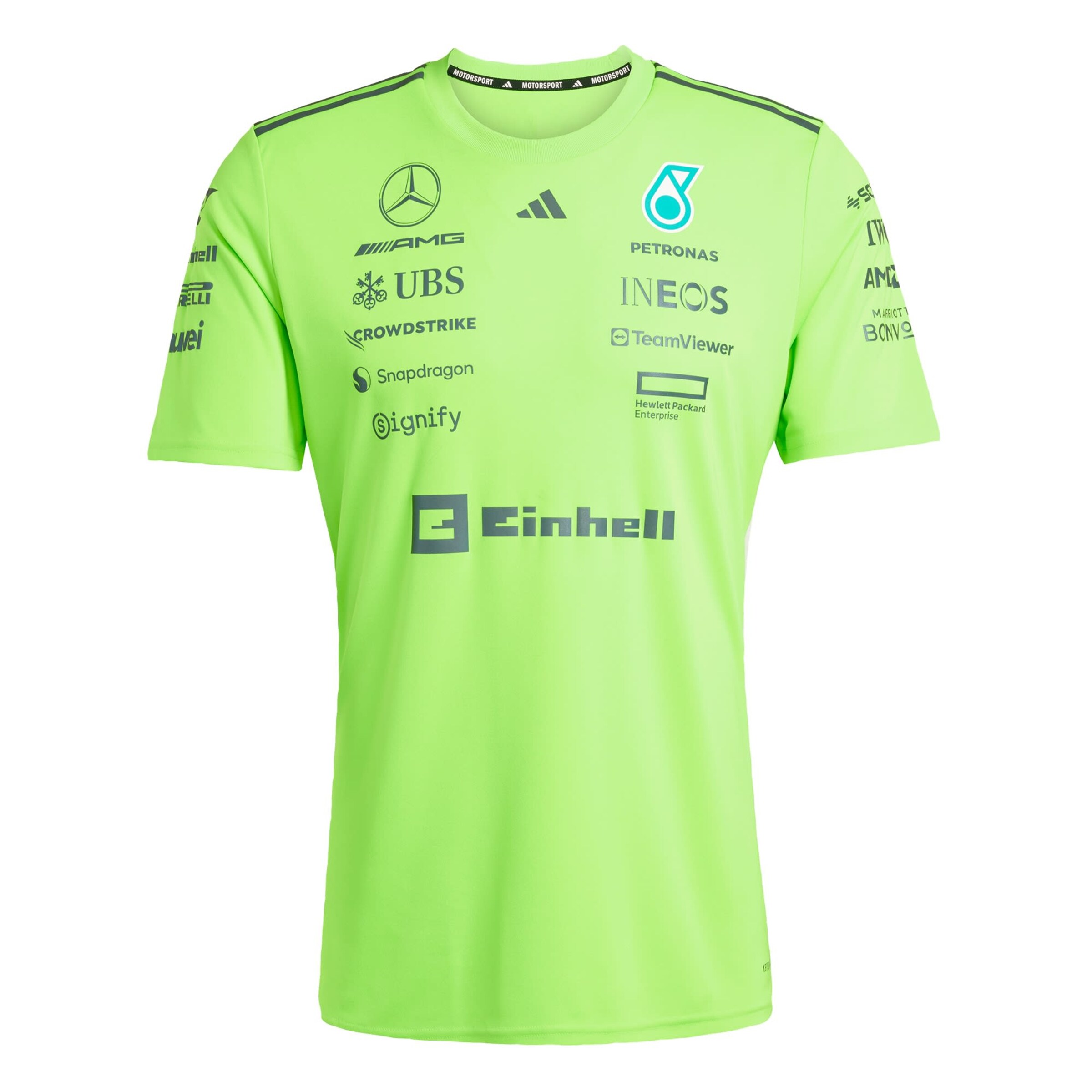 ADIDAS PERFORMANCE Functioneel shirt 'Mercedes - Amg Petronas Formula One Team' in Groen: voorkant