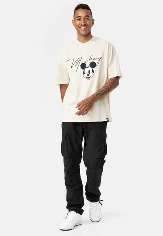 Recovered Shirt 'Disney Mickey Signature' in Beige