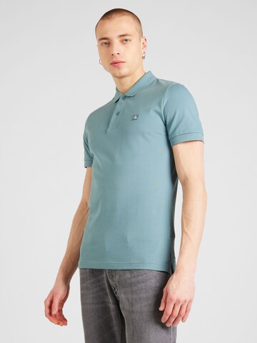 T-Shirt Calvin Klein Jeans en bleu : devant