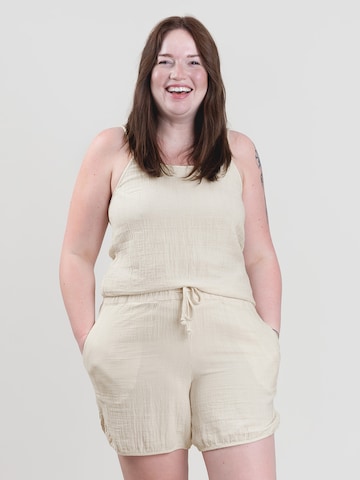 Pantalon de pyjama 'Fiona' Erlich Textil en beige : devant