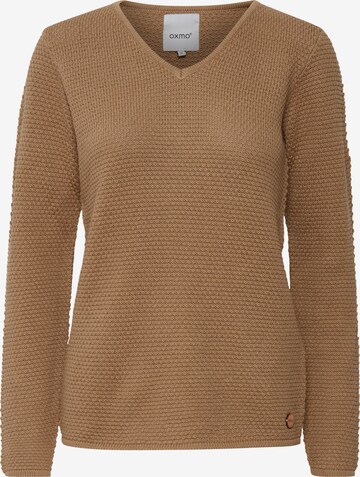 Oxmo Sweater 'HANNA' in Brown: front