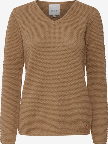 Oxmo Sweater 'HANNA' in Brown: front